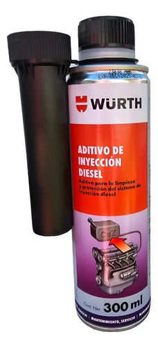 Limpia Inyectores Diesel Wurth 300 Ml