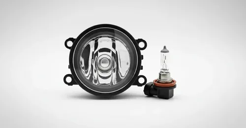 Kit Antiniebla: 2 Faros Auxiliares Transparentes Suzuki Mitsubishi L200 Renegade + 2 Lámparas H11 55w Durer