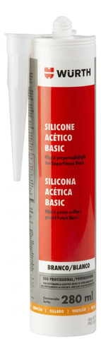 Silicona Acética Blanca 280ml