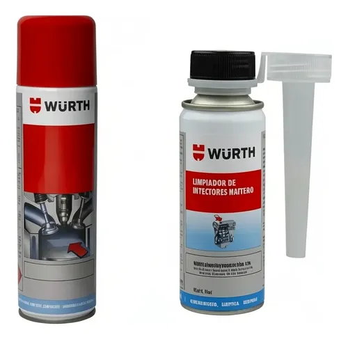 Kit Limpiainyectores Nafta + Descarbonizante Wurth