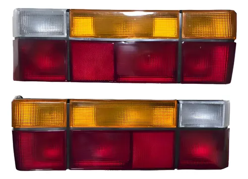 Juego Faros Traseros Vw Gol Cuadrado G1 1991 al 1995 Godks Derecho Tricolor
