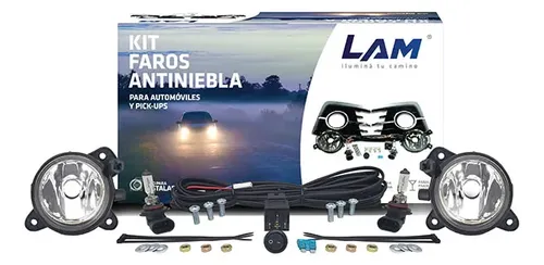 Kit Faro Antiniebla Vw Goltrend Fox Suran Voyage sin Rejilla Transparente