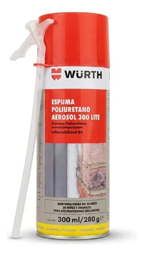 Espuma de Poliuretano Wurth Aerosol 300ml