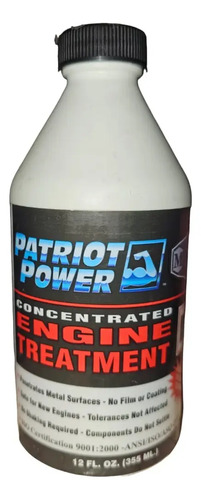 Aditivo Antifricción Patriot Power Mt10 X 360ml 12oz