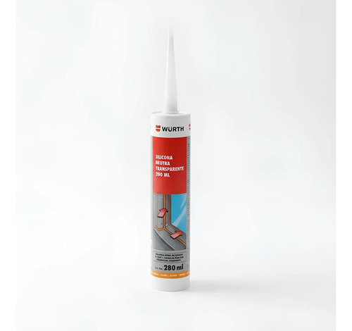 Silicona Neutra Transparente Wurth 280ml