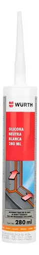 Silicona Neutra Blanca Wurth 280 Ml