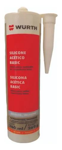 Pegamento Sellador de Silicona Acética Incoloro de Uso General, 280 G de Peso