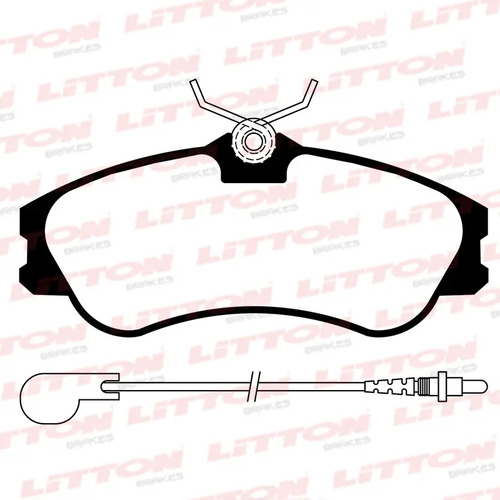 Pastilla de Freno Peugeot Partner 306 Citroen con Sensor
