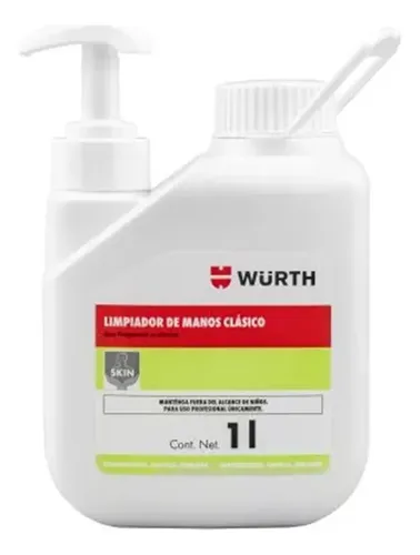 Wurth Limpiamanos Clásico 1 Litro con Dosificador